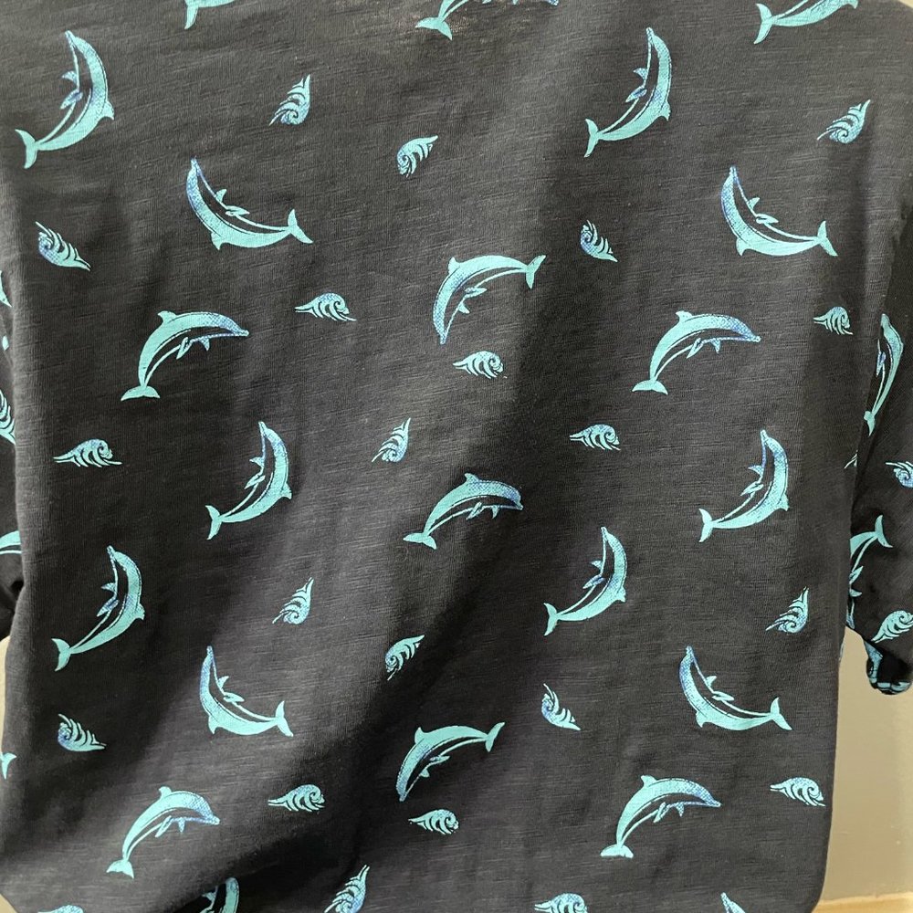 Rustic Blue Dolphin Polo - Picture 2 of 3